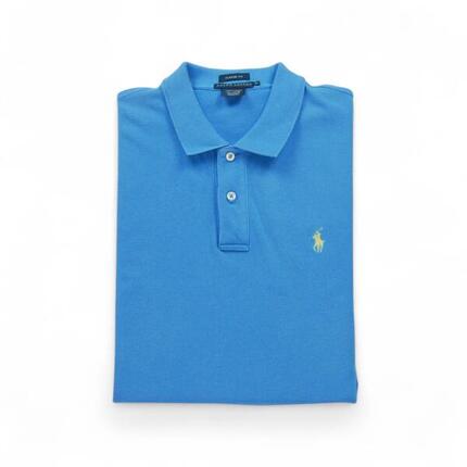 Reconditionné - Polo manches courtes Femme Bleu clair - Bon État