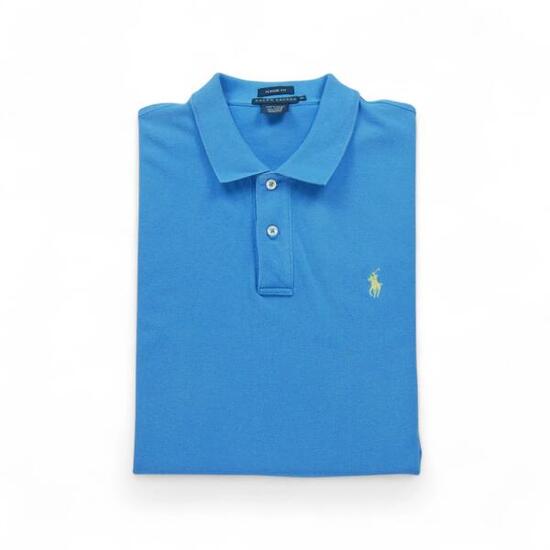 Reconditionné - Polo manches courtes Femme Bleu clair - Bon État