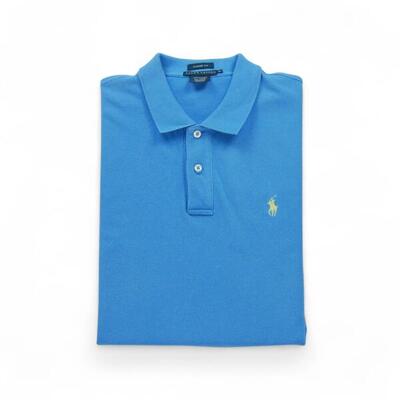 Tweedehands - korte mouw dames polo lichtblauw - goede staat