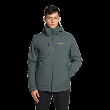 Chaqueta 3 en 1 para Hombre Trangoworld Salama complet Negro/Negro Impermeable