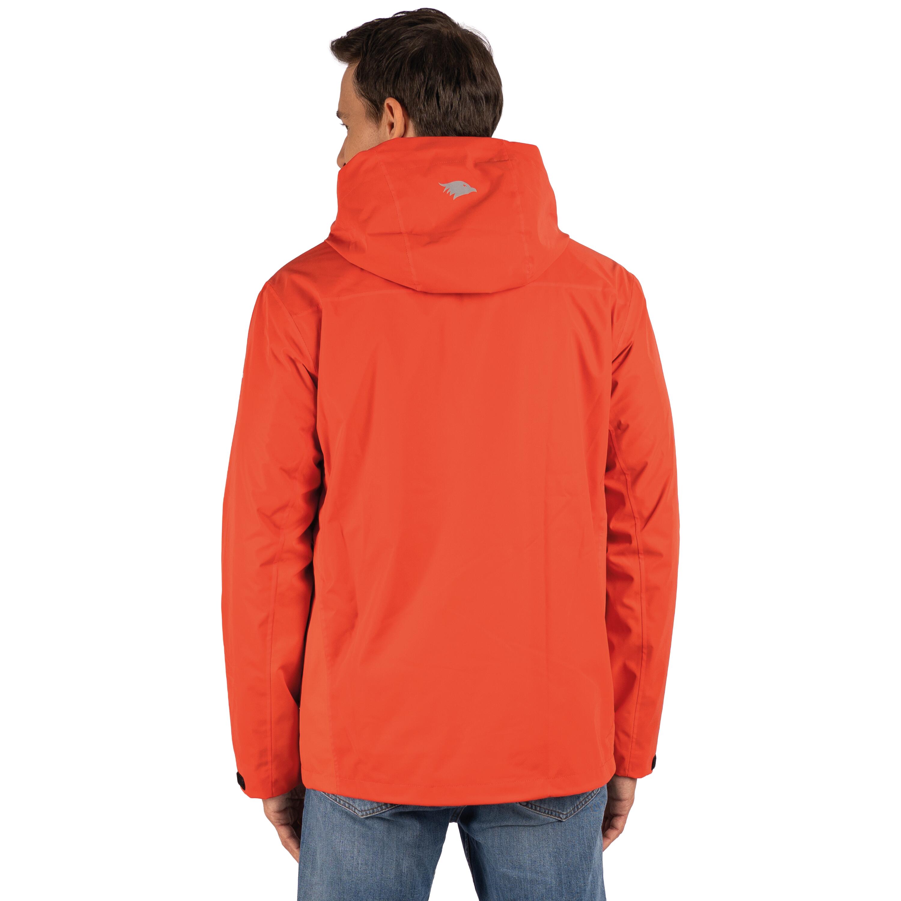 Veste 3-en-1 homme imperméable et réfléchissante avec polaire amovible 3/7