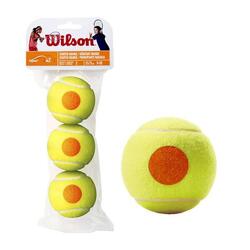 X3 Balles de Tennis Jaune/Orange Wilson Starter