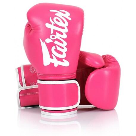 Boxhandschuhe Fairtex BGV14 – Microfaser – Rosa/Weiss – 10 oz 2/5