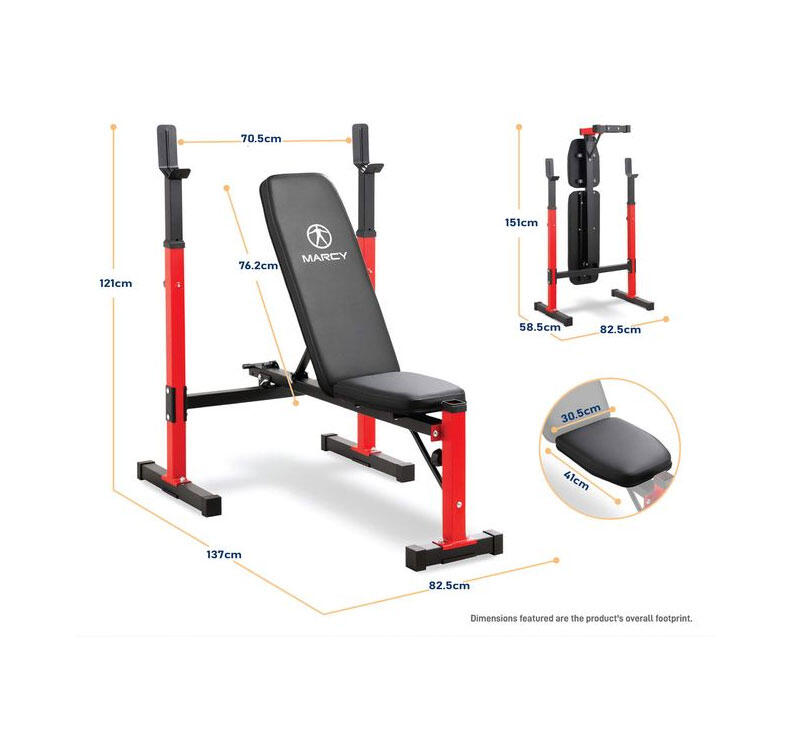 Banco Olímpico MWB-5511 - Compacto y plegable 5/6