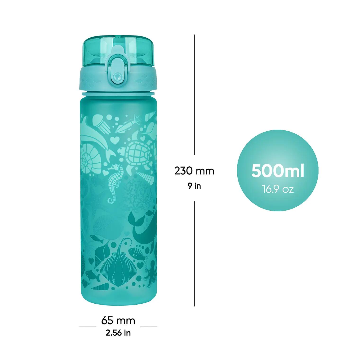 BAAGL Gourde en Tritan Dauphin, 500 ml 5/5