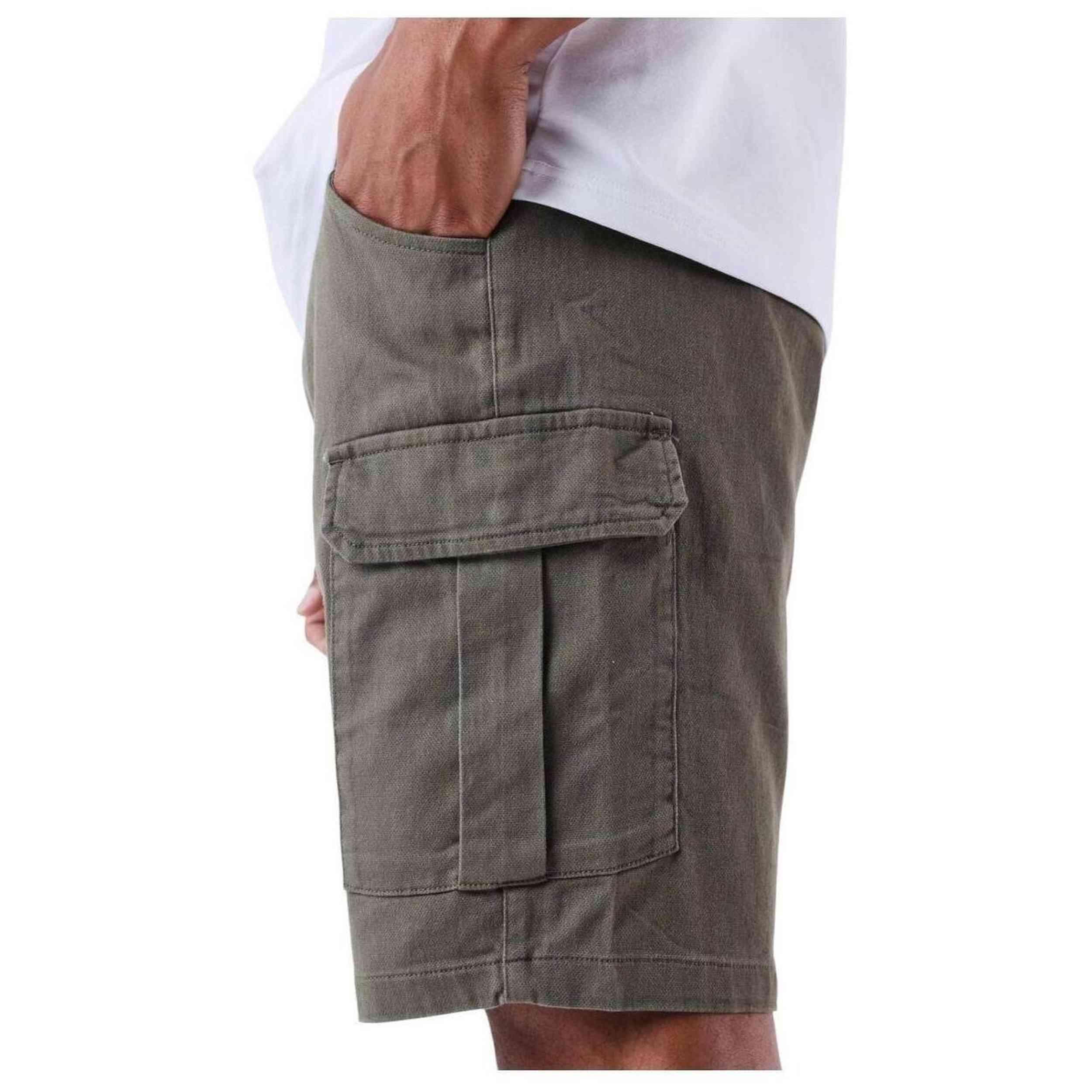 Bermuda e pantaloncini da uomo Project x Paris Cargo Verde. 5/5