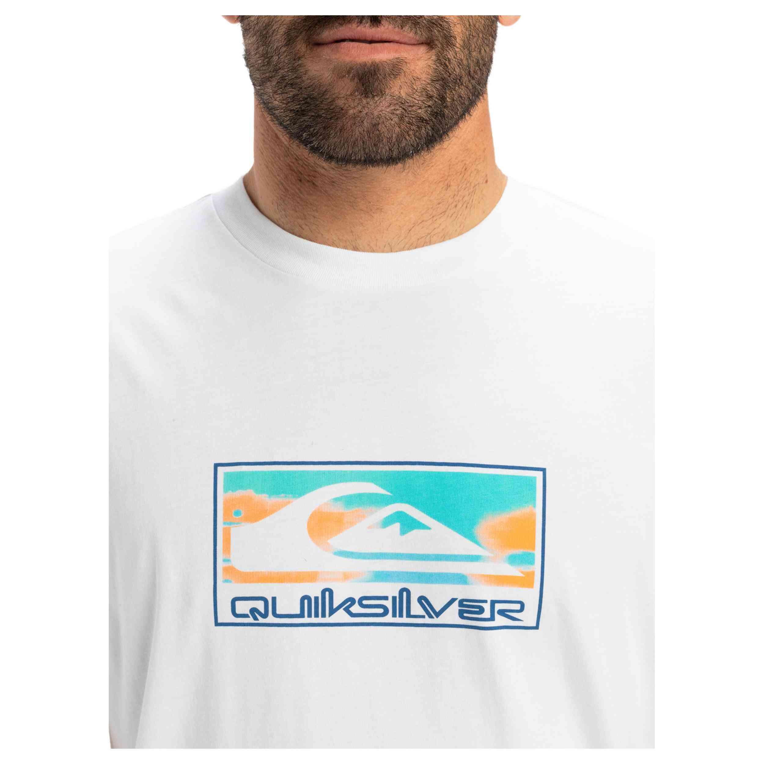 Maglia a maniche corte Quiksilver modello EQYZT08045-WBB0 per uomini 3/5