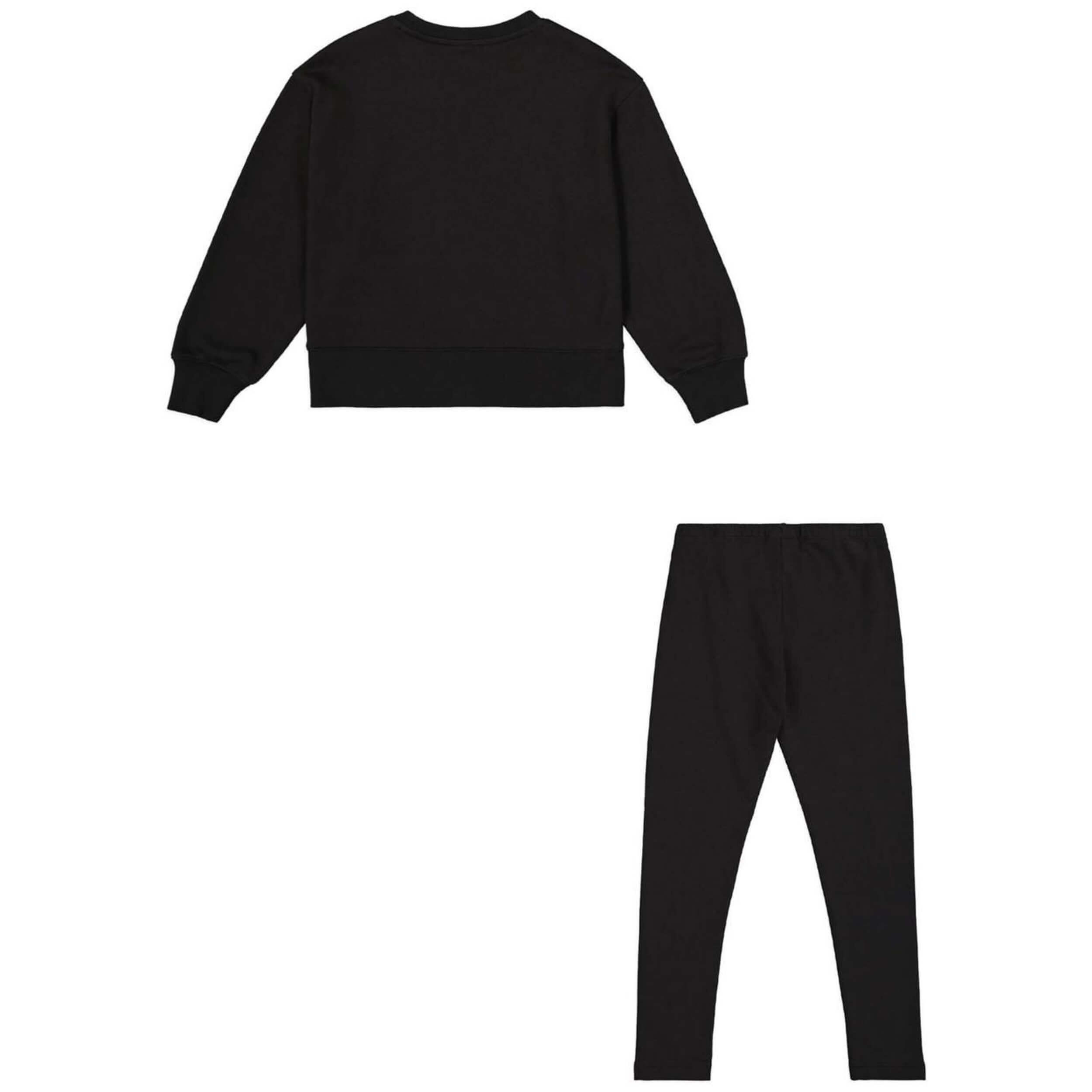 Conjunto para Niña Champion Sweatsuit  Negro 2/3