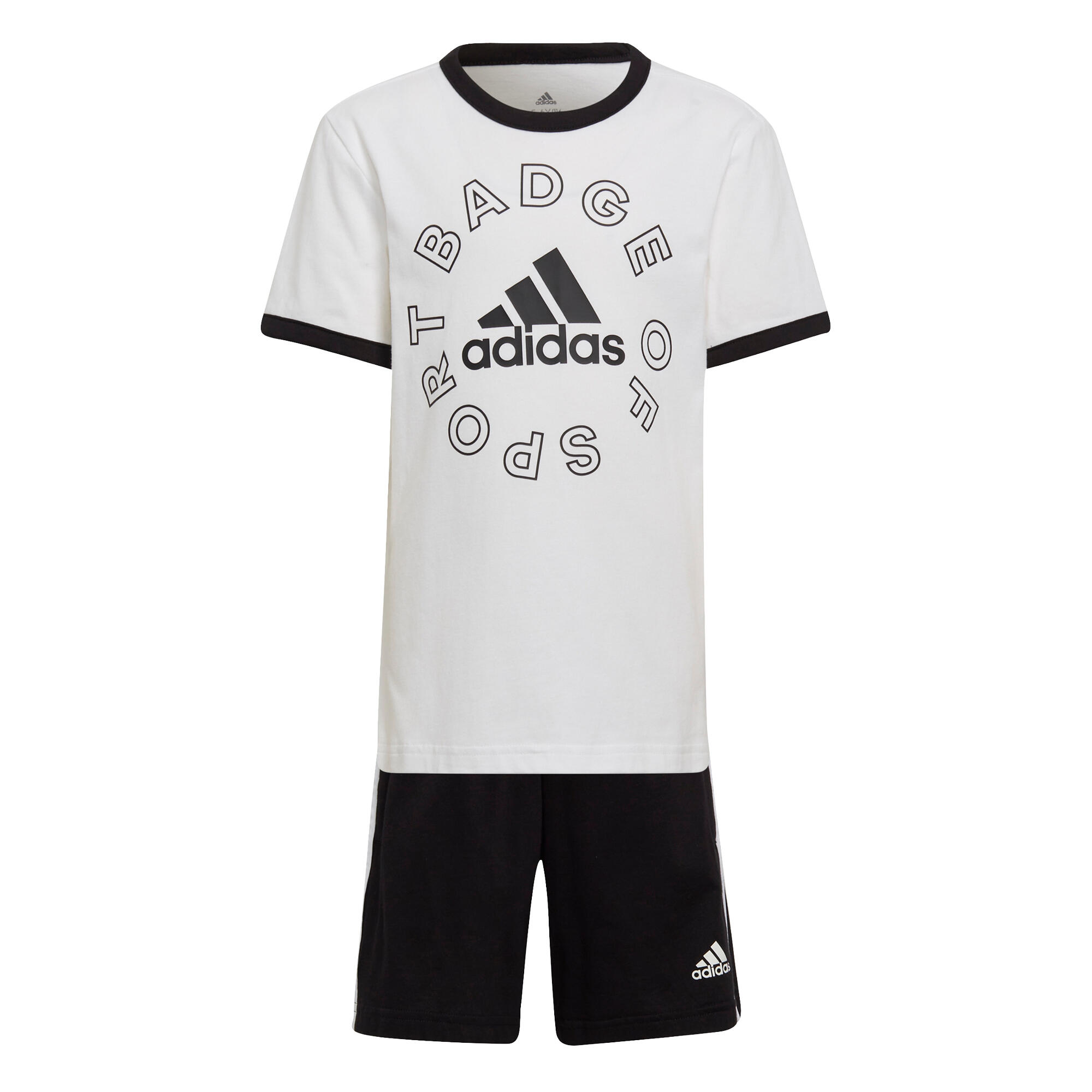 Fato de treino para crianças adidas Logo Essentials Summer Set 2/5