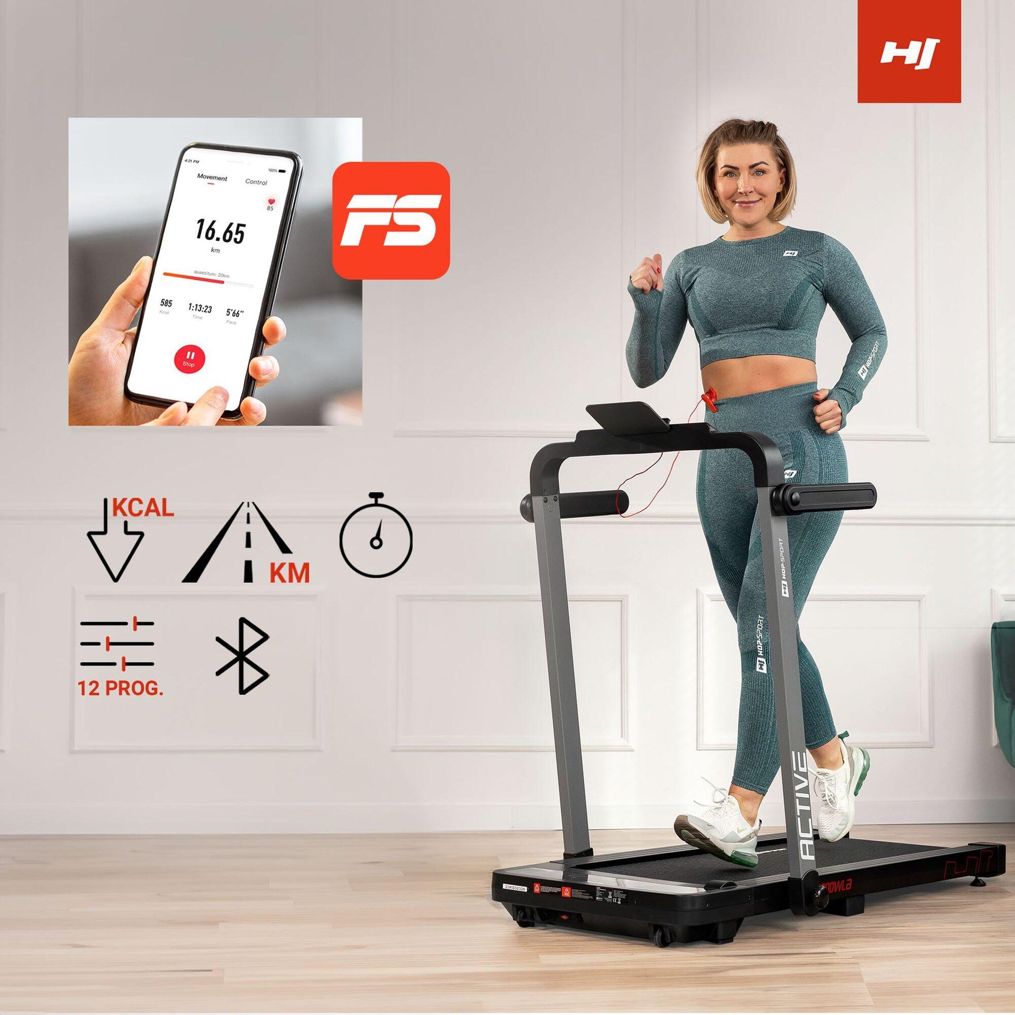Běžecký pás Active do 120kg, 1,5HP 4/7
