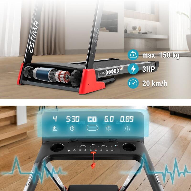 Banda de alergare electrică Hop-Sport Estima
