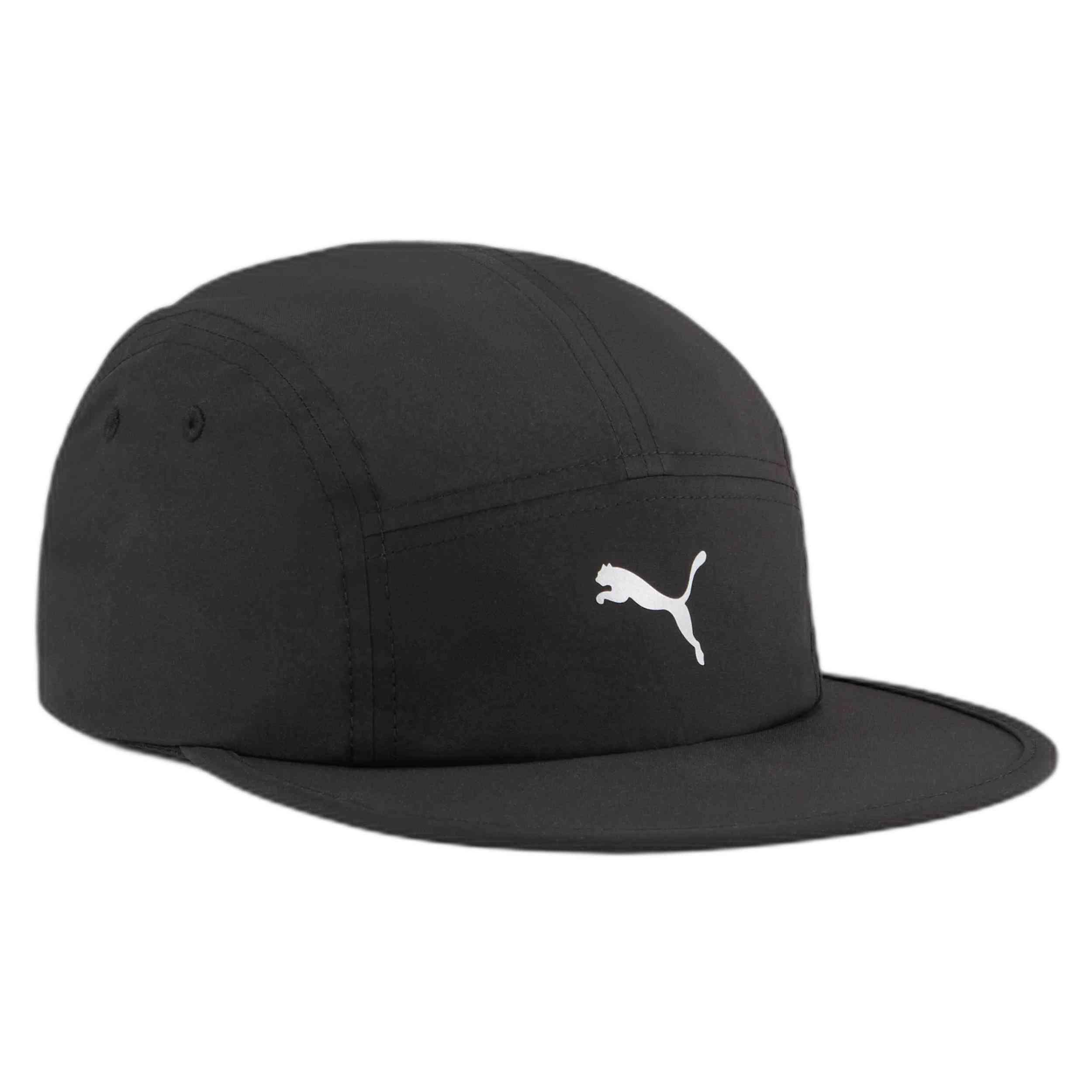 PUMA Ess Running 5 Panel Cap Zwart