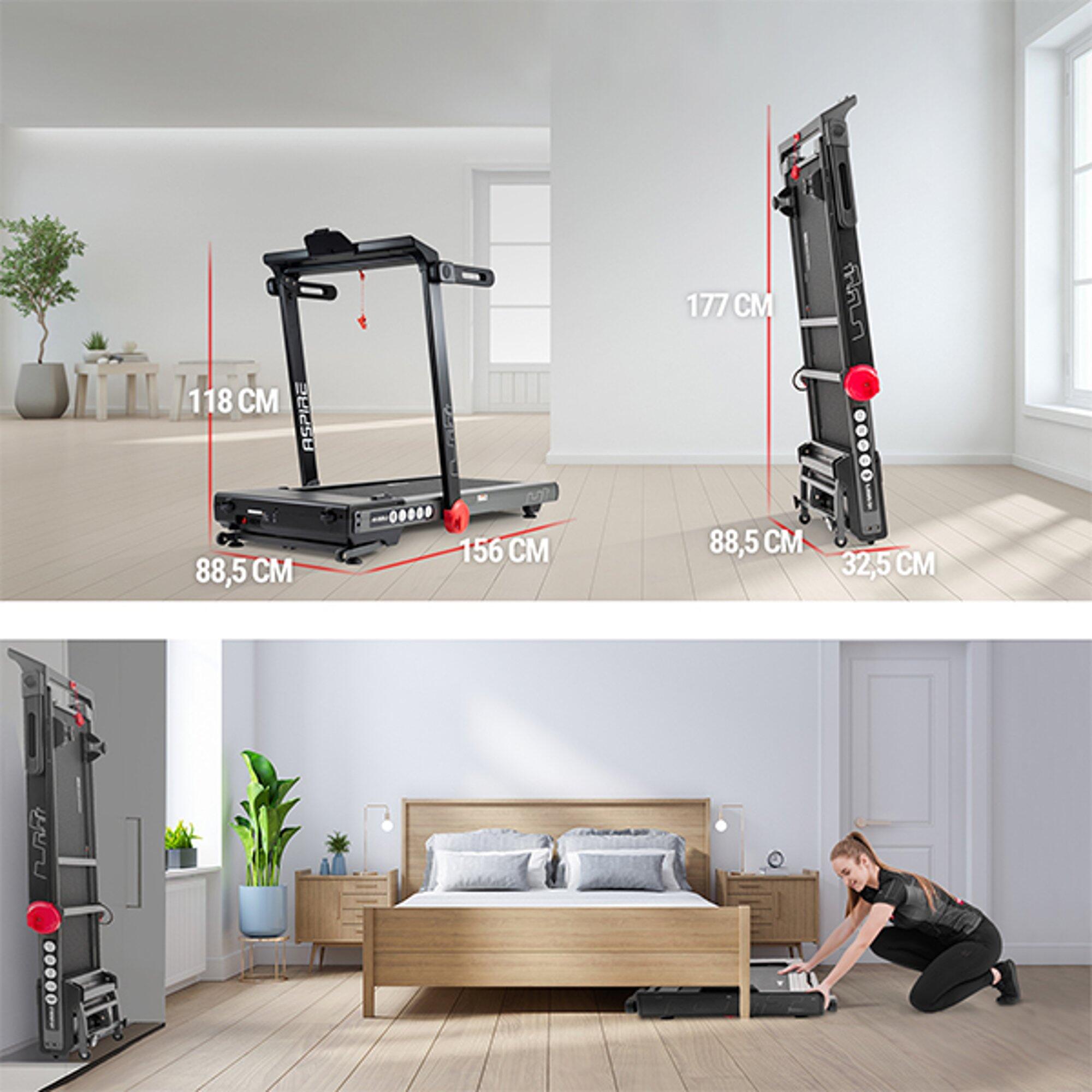 Domácí elektrický běžecký pás Aspire 3,0 HP 4/7