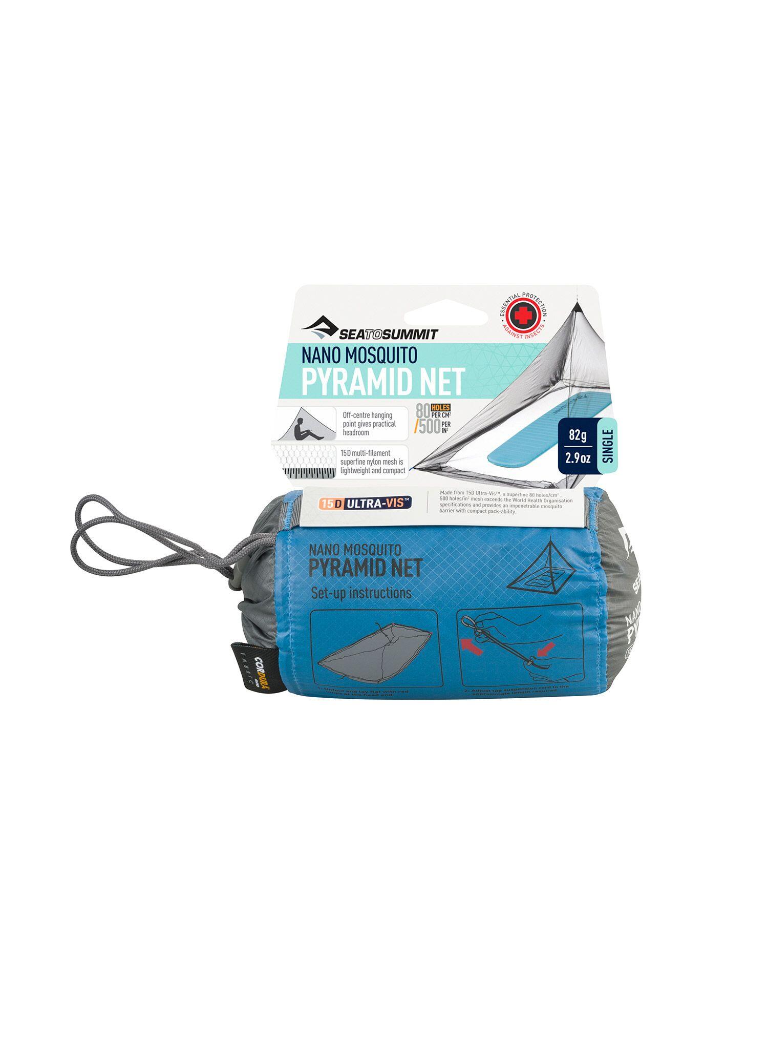 Moskitiera Nano Mosquito Pyramid Net Single 3/7