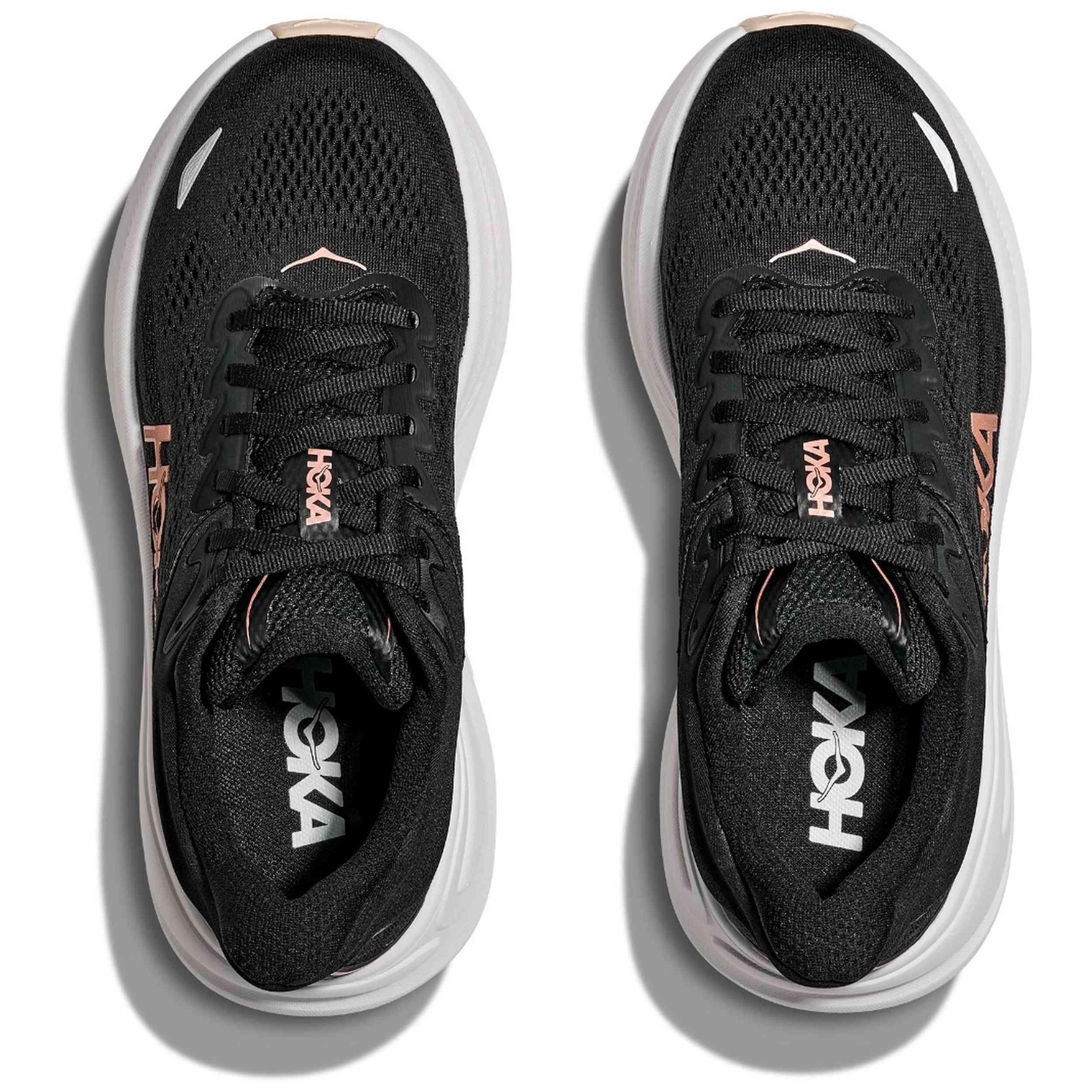 HOKA BONDI 9 DA DONNA COLORE NERO BRONZO BLACK 3/5