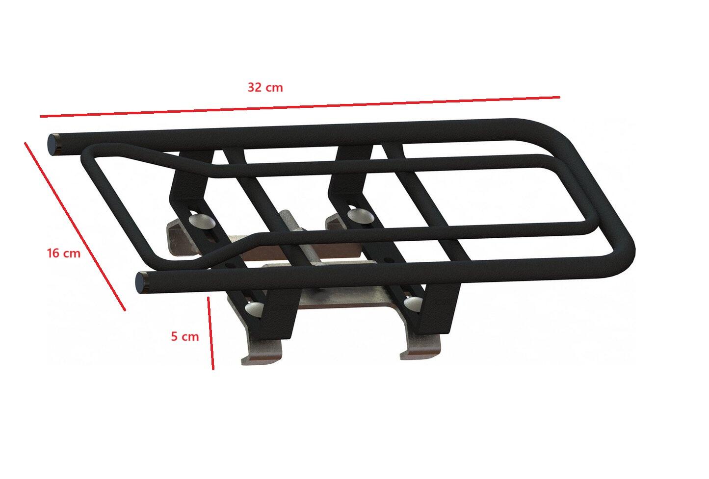 Porta Accesorios Universal Steco para E-Bike - Negro Mate 7/7