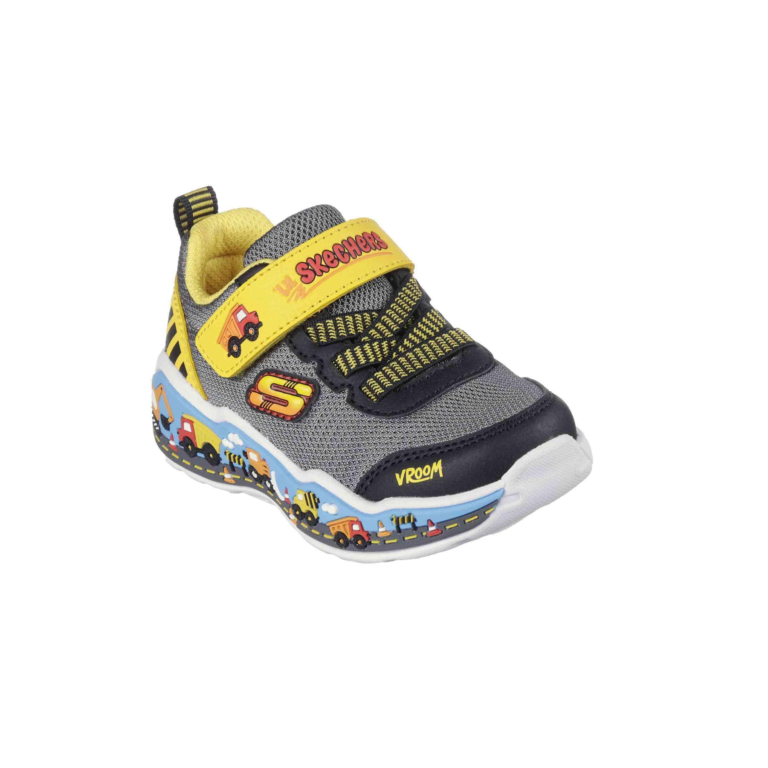 Zapatillas Deportivas Caminar Niños Skechers 407312N_CCLM Gris Cierre Adherente 5/5