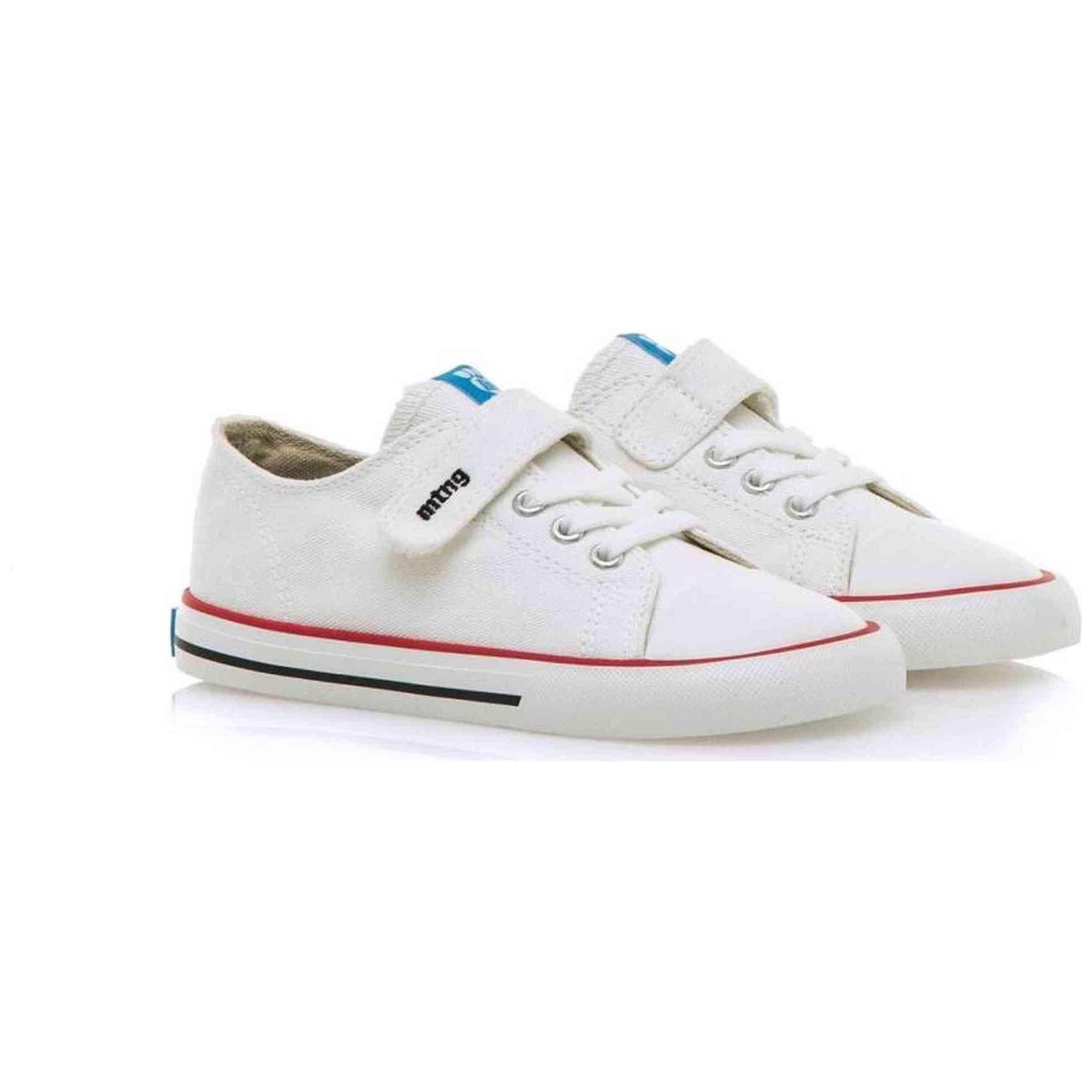 Zapatillas Lona Ba Fille Mustang  Blanc 5/7