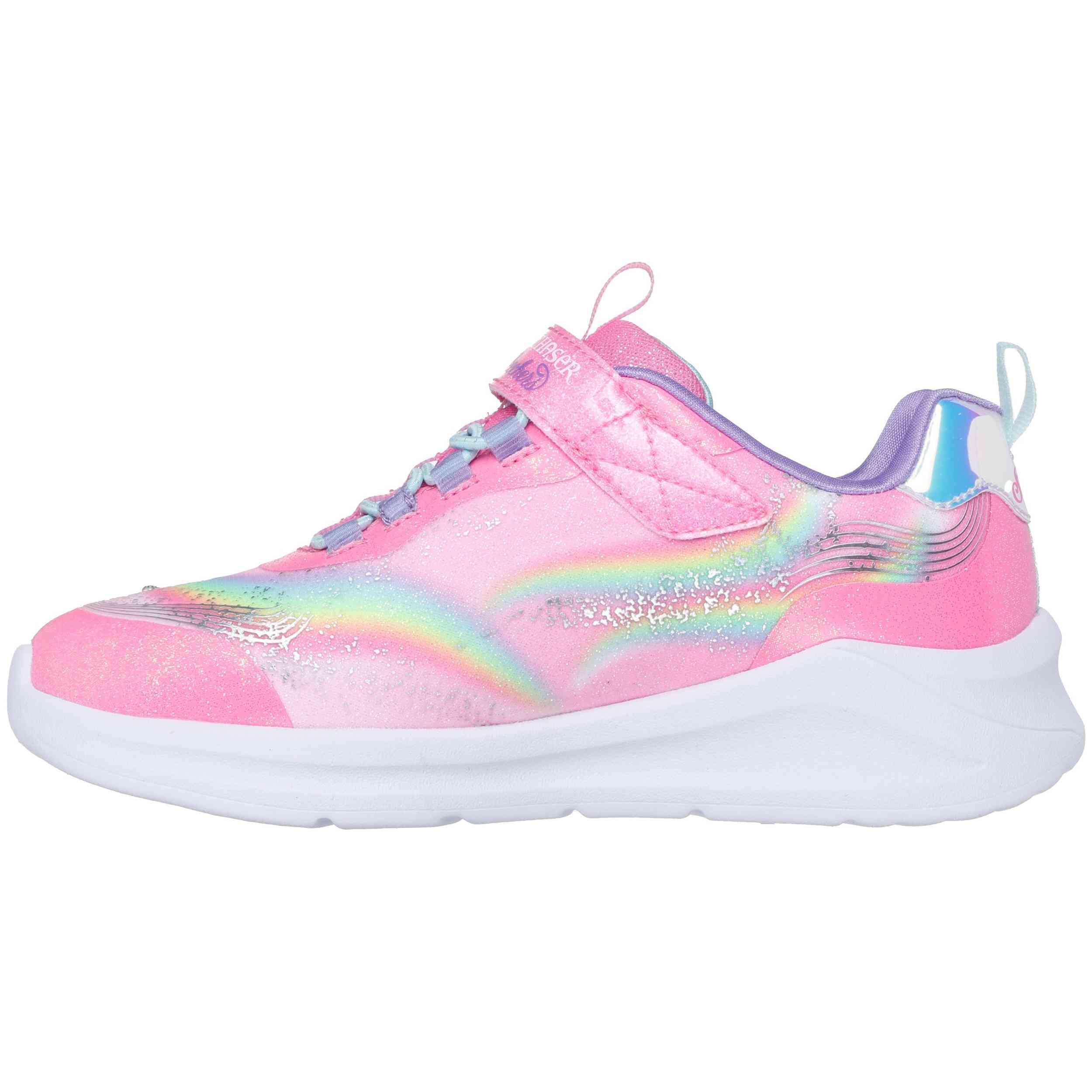 Sapatilhas Skechers Menina S-Lights: Unicorn Chaser Rosa 5/5