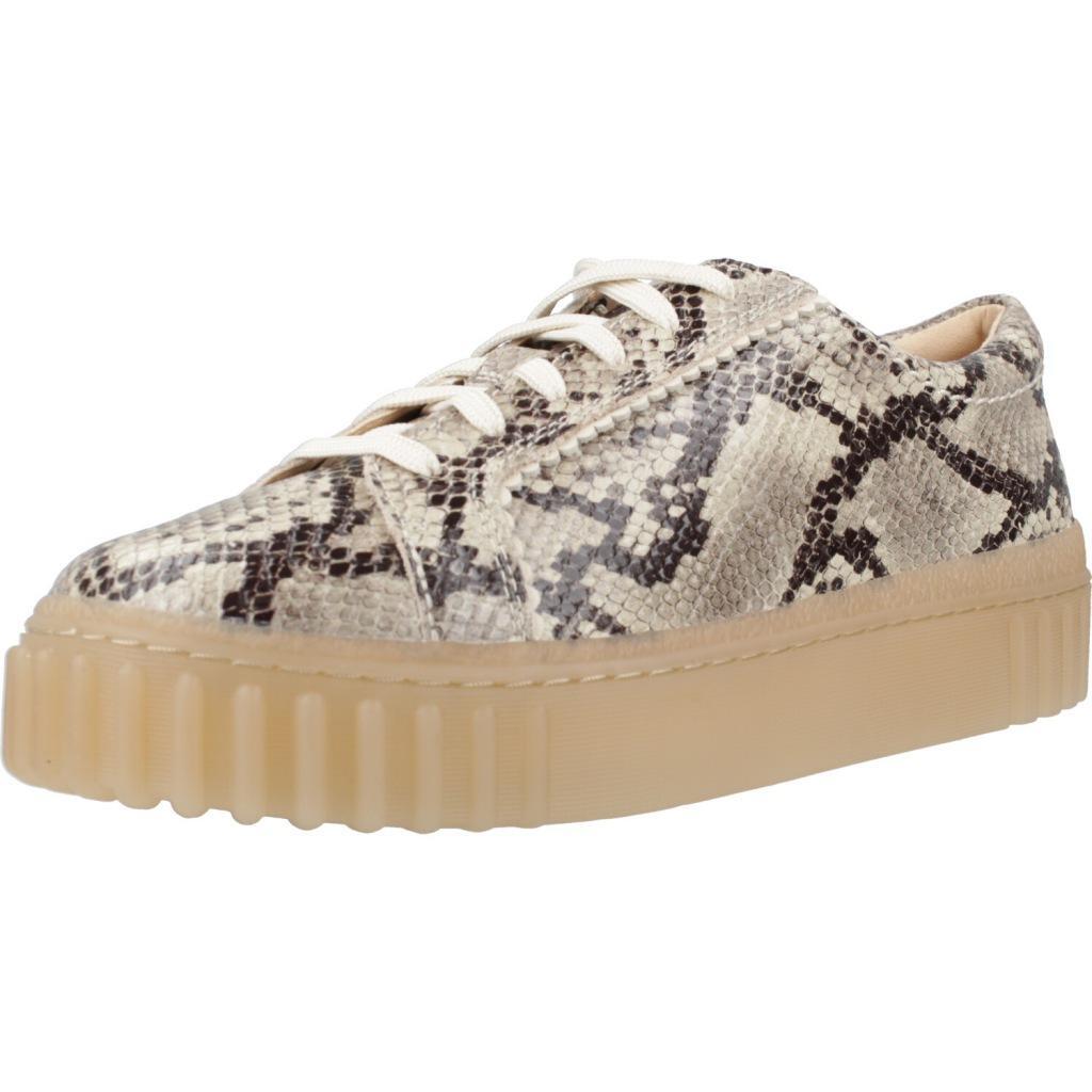 Buty CLARKS MAYHILL WALK SNAKE LEA Nadruk zwierzęcy
