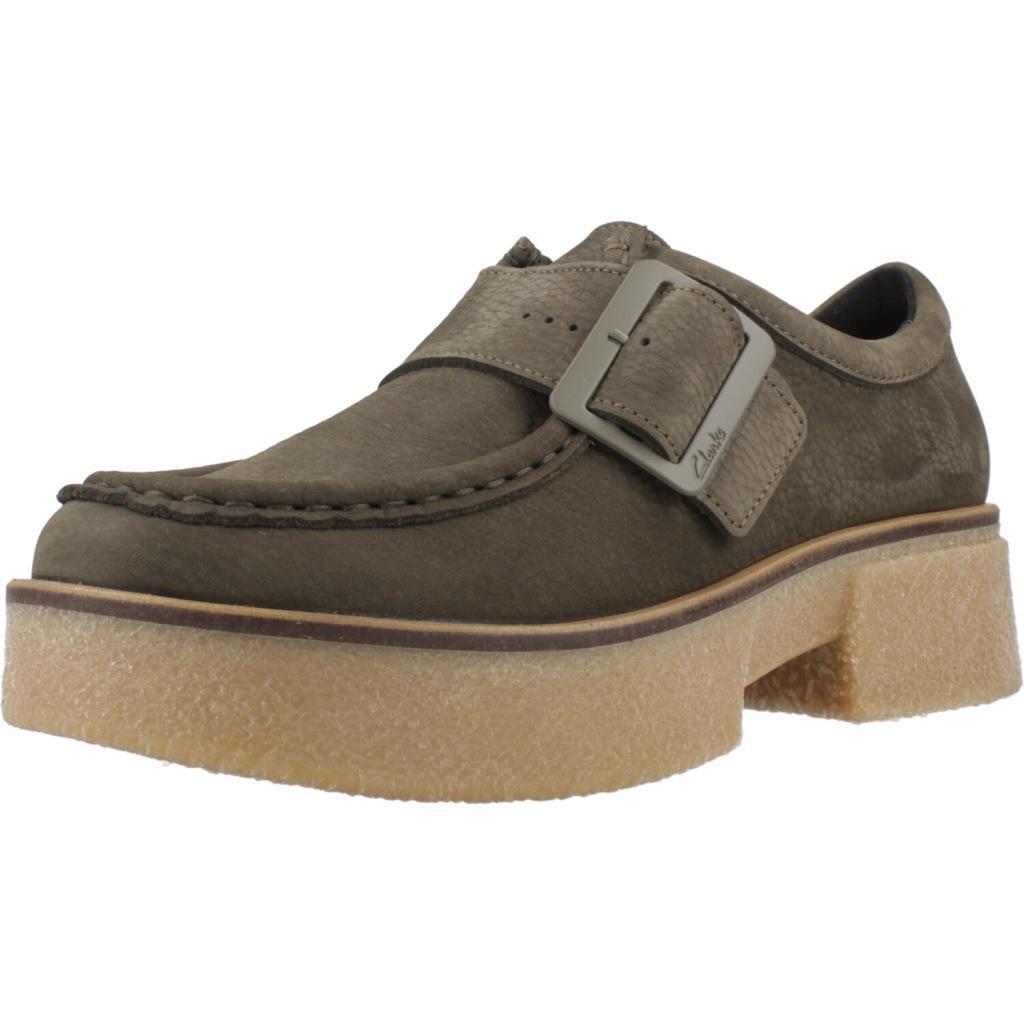 Ténis clarks modelo linoso monk cor verde