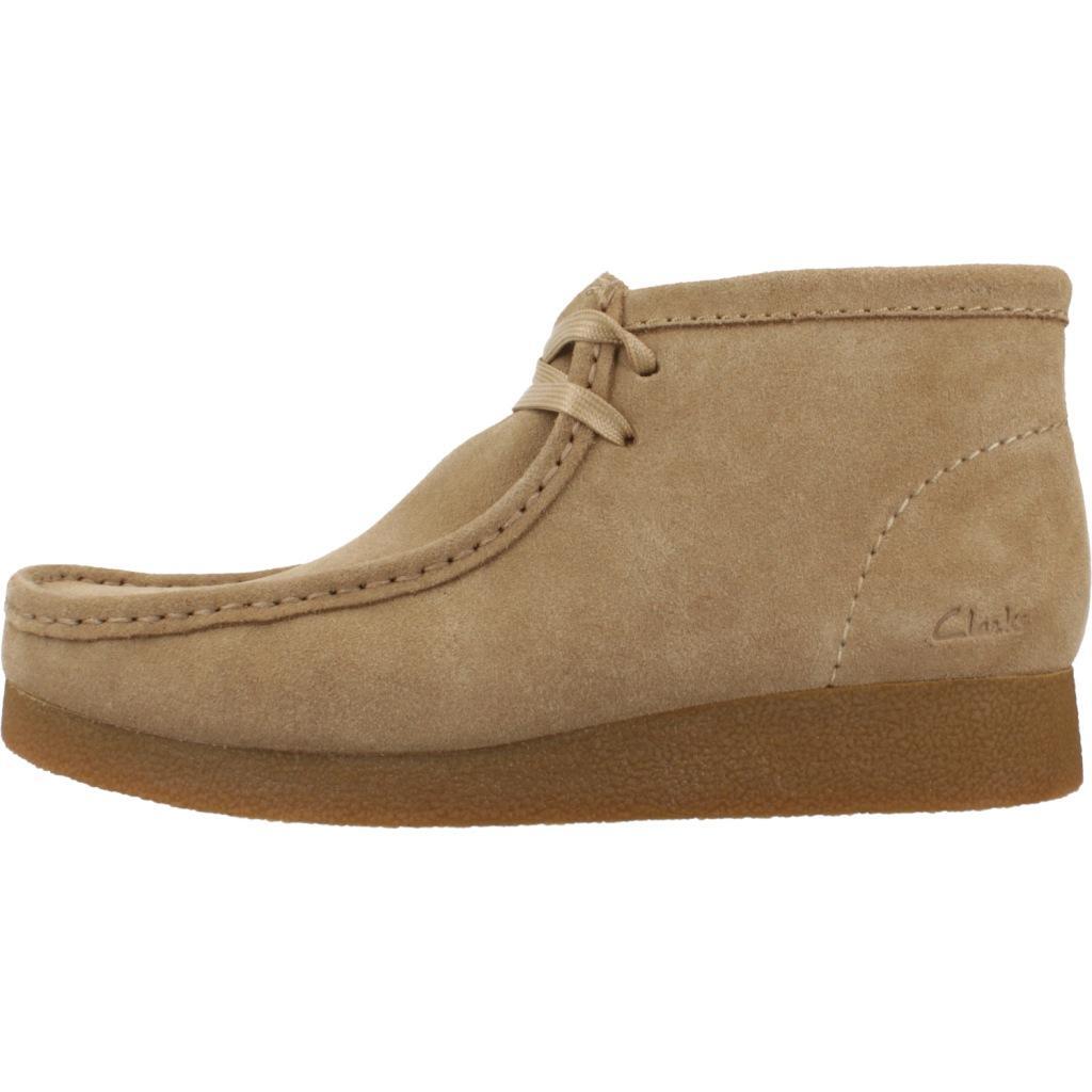 Clarks Modèle Wallabeeevobt Couleur Brun Clair 2/5