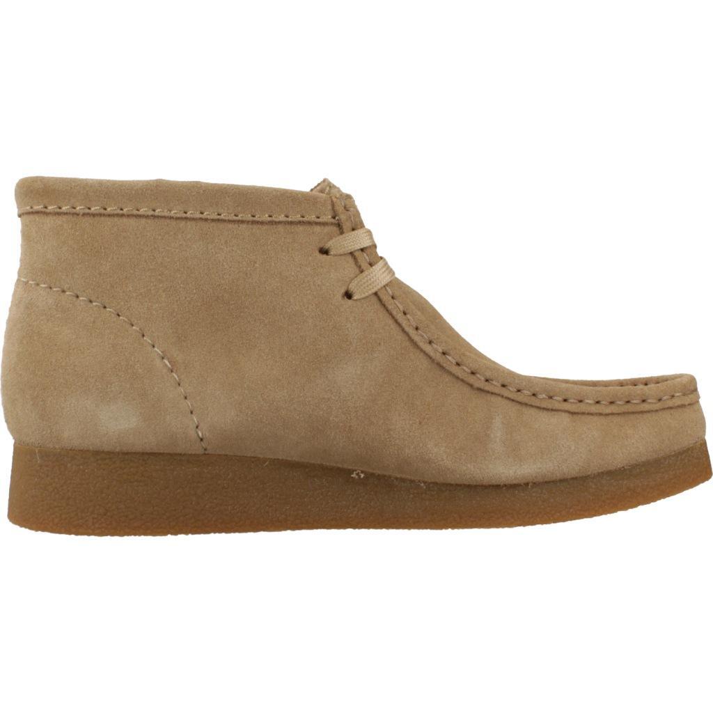 Clarks Modèle Wallabeeevobt Couleur Brun Clair 4/5