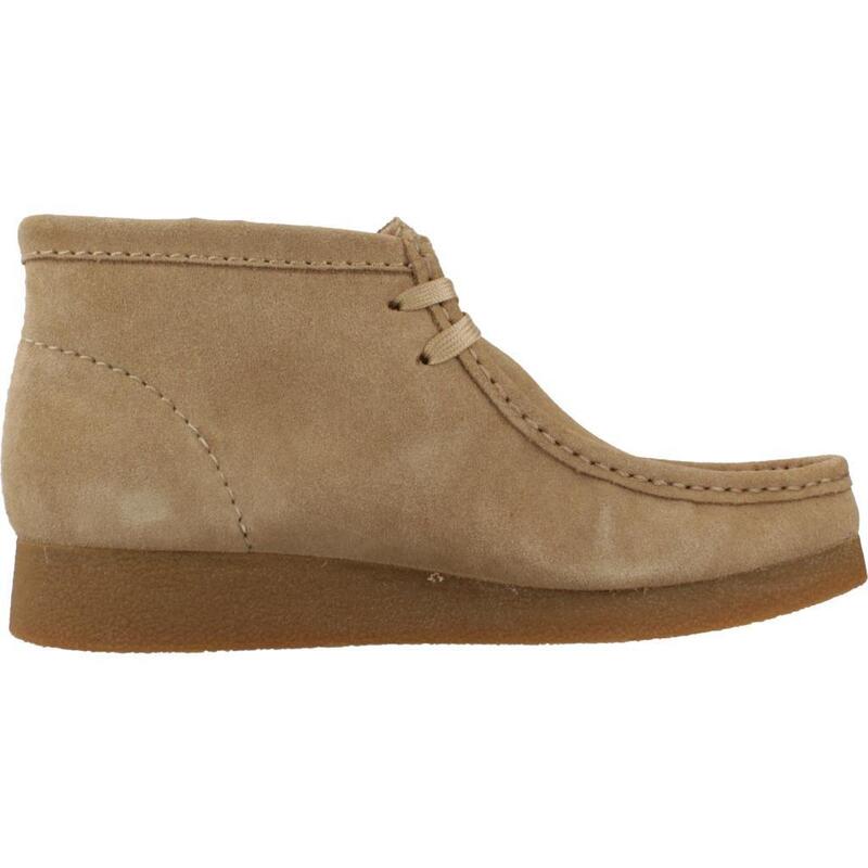 Clarks Model Wallabeeevobt Barva Světle Hnědá