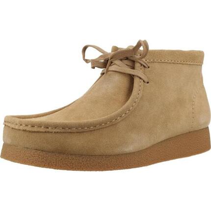 Bottes Clarks Modèle Wallabee Evobt Couleur Brun Clair