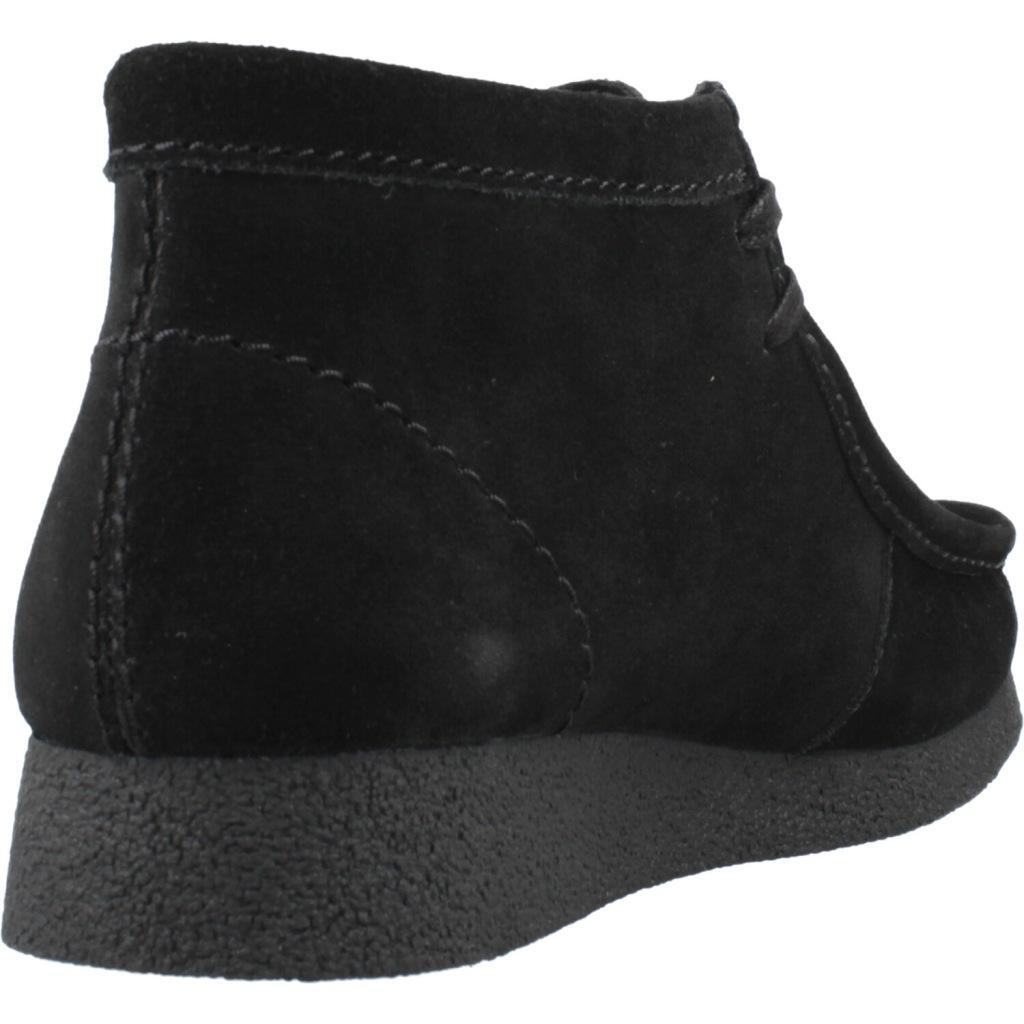 Botas Clarks Modelo Wallabeeevo Bt Cor Preto 3/5