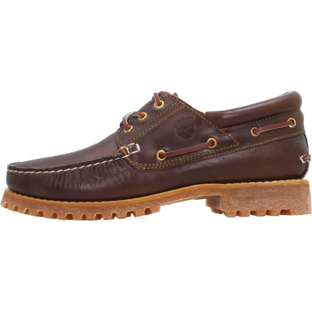 Baskets Timberland Modèle Authentics 3 Eye Class Couleur Marron 2/6