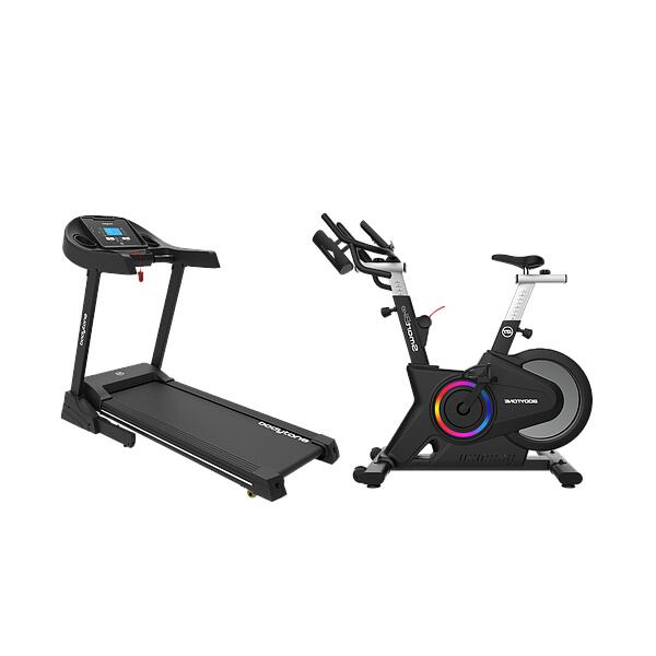 Pack bodytone: passadeira de corrida dt16+ e bicicleta smart smb1v3
