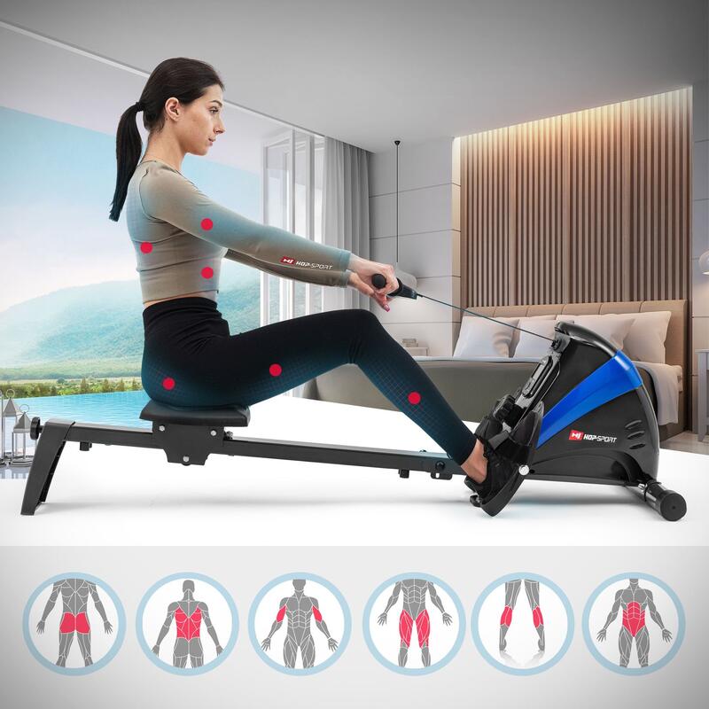Aparat de vâslit magnetic Hop-Sport Boost