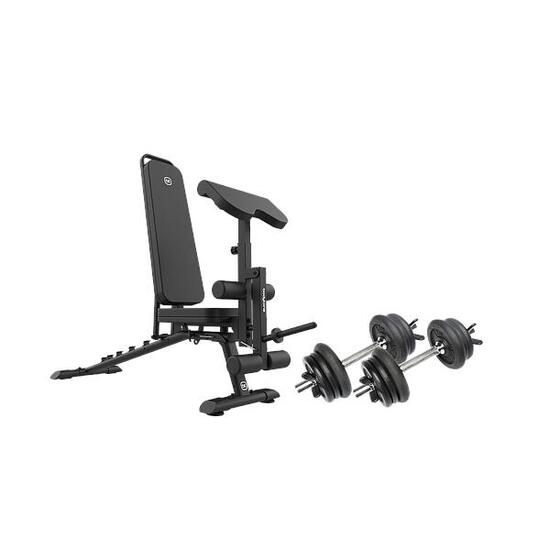 Pack Bodytone: Panca Regolabile e 2 Set di Manubri Regolabili