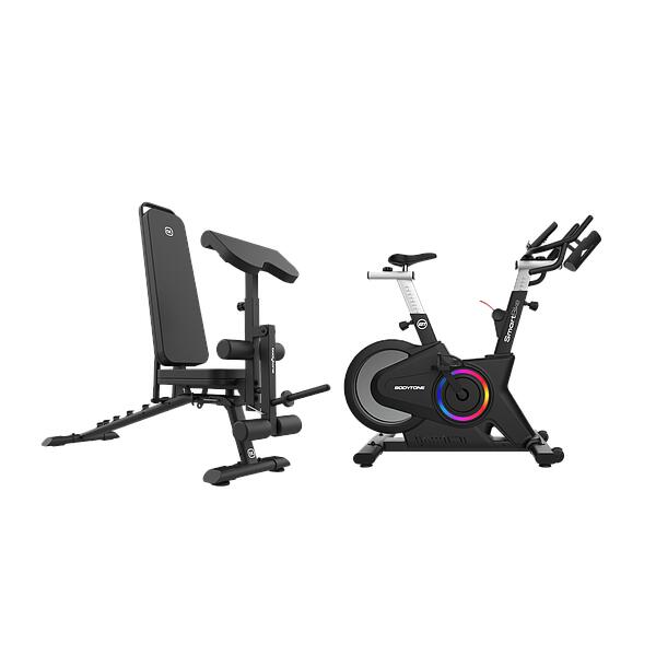 Vélo D'appartement Connecté Smart Bike V3 Bodytone – Noir, état Correct