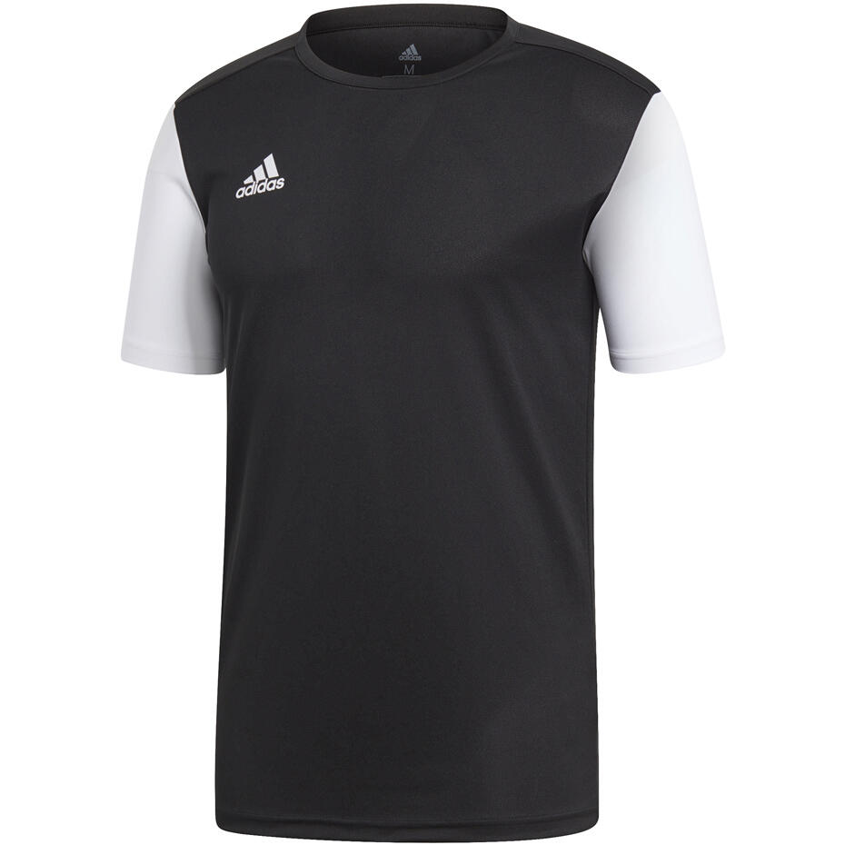 T-shirt da calcio uomo adidas nero 2/7