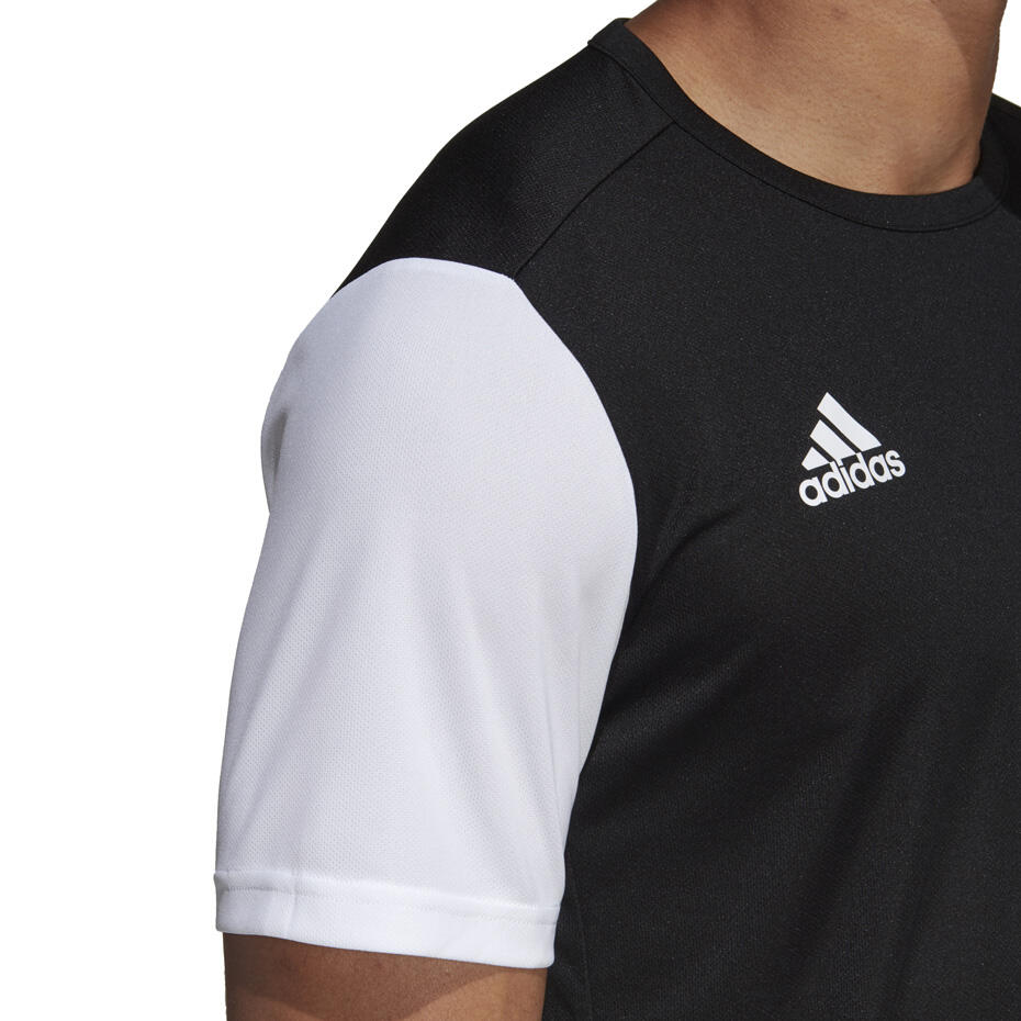 T-shirt da calcio uomo adidas nero 5/7