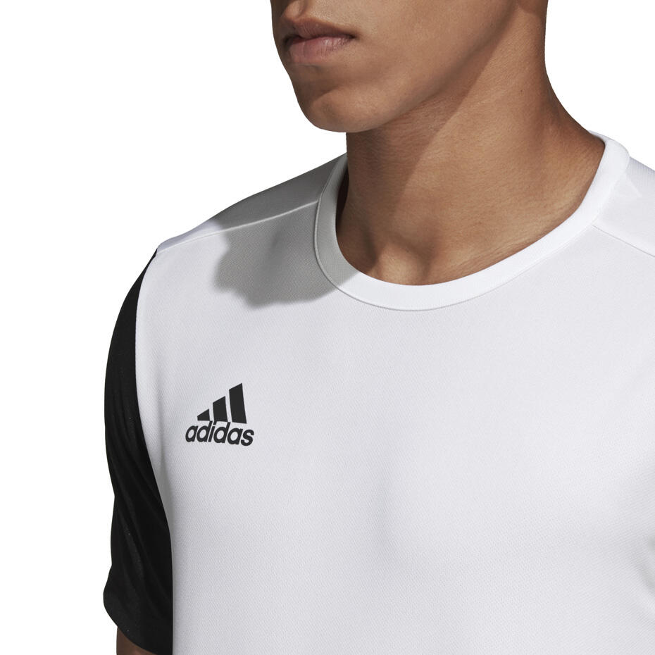 T-shirt da calcio uomo adidas bianco 4/7