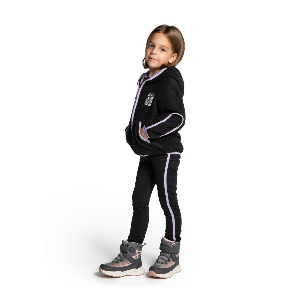 Legginsy dziecięce turystyczne ocieplane Lemon Explore ZL4 czarne