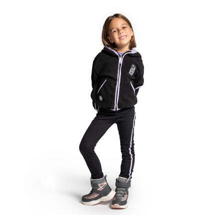 Legginsy dziecięce turystyczne ocieplane Lemon Explore ZL4 czarne