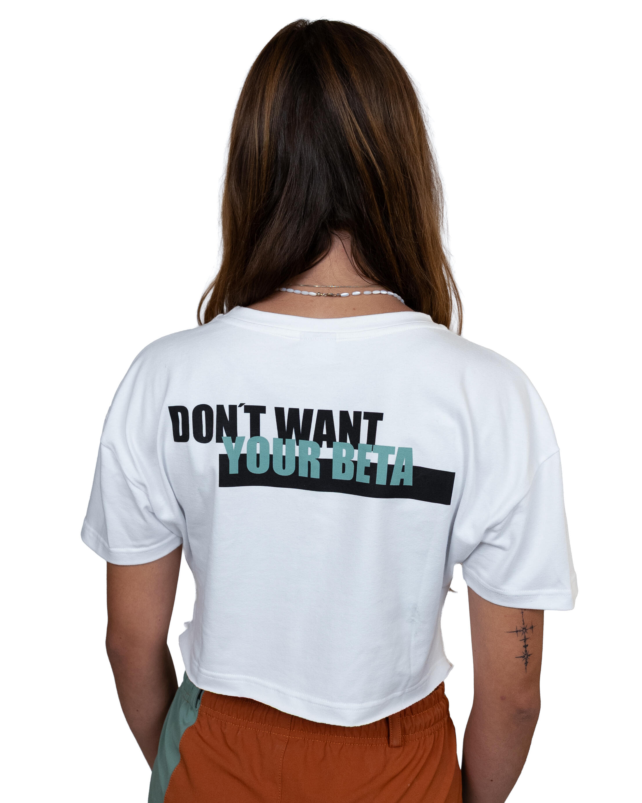 Crop-Top Frauen Don't want your Beta 7/7