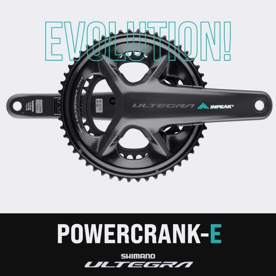 Misuratore di potenza bifacciale INPEAK TWIN2| SHIMANO ULTEGRA FC-R8100 52-36T