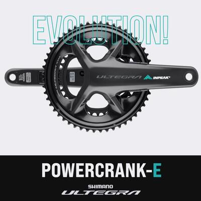 Vermogensmeter inpeak twin2| shimano ultegra fc-r8100 52-36t