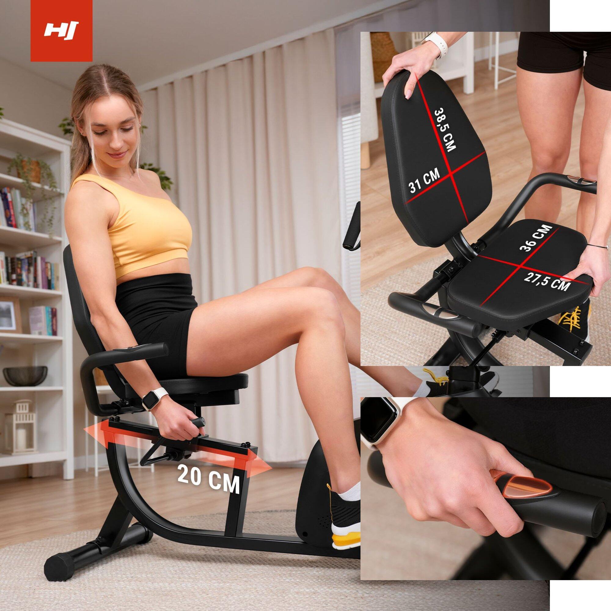 Vélo d'appartement couché magnétique Volt 5/7
