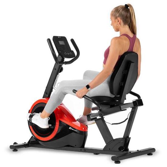 Vélo d'appartement allongé Hop-Sport Pulse