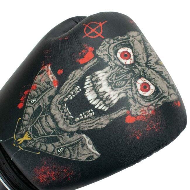 Super Pro Combat Gear (kick)Bokshandschoenen Leder SKULL 3/7