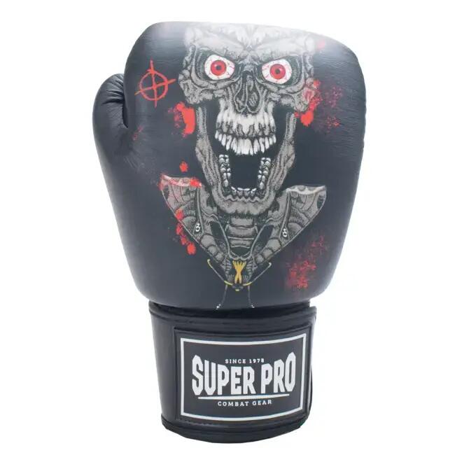 Manusi de Box Super Pro Combat Skull Negru/Gri 2/7