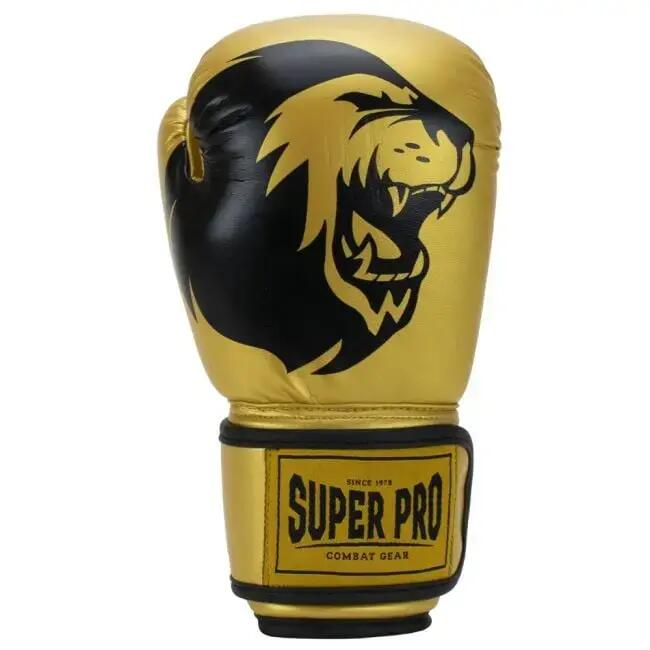 Super Pro Combat Gear Talent (kick)boxerské rukavice zlaté/černé 2/6