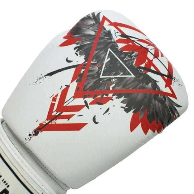 Manusi de Box Super Pro Combat Raven Rosu/Negru/Alb