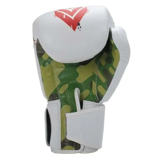 Manusi de Box Super Pro Combat Raven Rosu/Negru/Alb 6/7